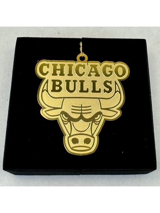 Topperscot Inc. Other - Chicago Bulls 22Kt Gold Finish Ornament By Topperscot NBA Basketball 2.75" NEW